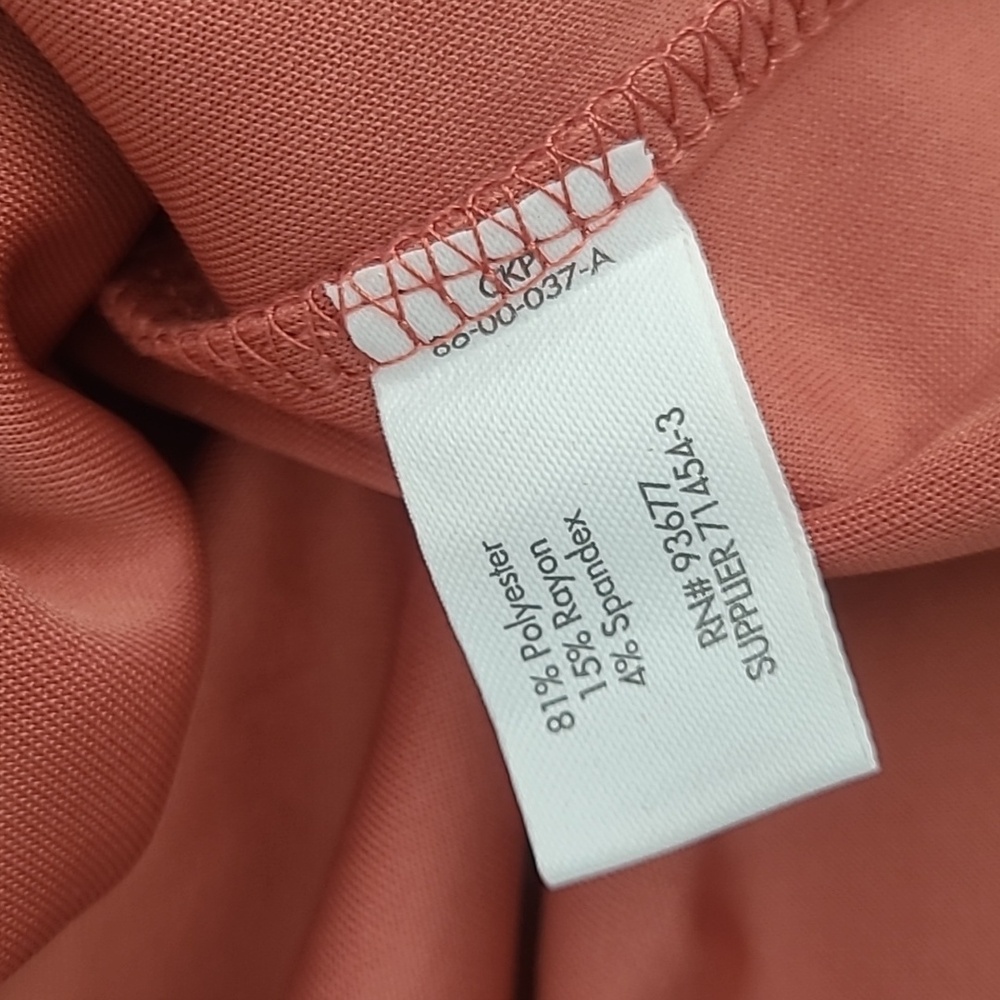 Stylus .. 2x .. crew neck .. Fire Coral - Picture 5 of 5